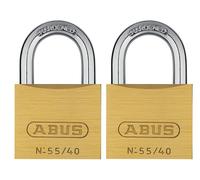Abus Meccanico 55/40Mm Lucchetti In Ottone Confezione Doppia Abus5540Tc