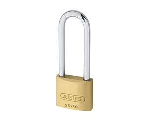 Abus Meccanico 55/40mm Ottone Lucchetto 63mm Lungo Lucchetto Carded ABU5540LS63C