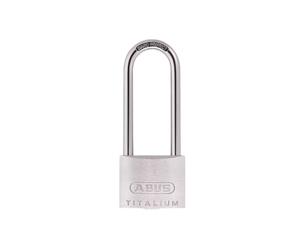 Abus Meccanico 64TI/50mm Titanio™ Lucchetto 80mm Lungo Lucchetto Chiave Uguale