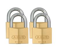 Abus Meccanico 65/40Mm Lucchetto In Ottone Quad Pack Abu6540Qpk