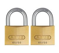 Abus Meccanico 65/50Mm Lucchetto In Ottone Confezione Doppia Cardata Abus6550Tc
