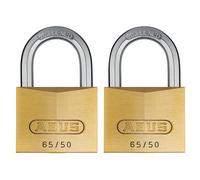 Abus Meccanico 65/50Mm Lucchetto In Ottone Confezione Doppia Cardata Abus6550Tc