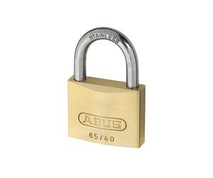 Abus Meccanico 65IB/40mm Ottone Lucchetto Acciaio Inox Lucchetto Carded ABU65IB4