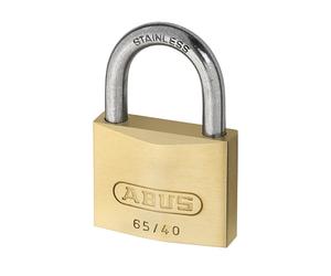 Abus Meccanico 65IB/40mm Ottone Lucchetto Acciaio Inox Lucchetto Carded ABU65IB4