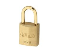 Abus Meccanico 65MB/15mm Ottone Massiccio Lucchetto Chiave Uguale 6151