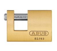 Abus Meccanico 82/63mm Monoblocco Ottone Interruttore Blocco Chiave Uguale 8501