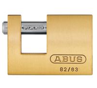 Abus Meccanico 82/63mm Monoblocco Ottone Interruttore Blocco Chiave Uguale 8501