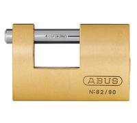 Abus Meccanico 82/90mm Monoblocco Ottone Lucchetto Chiave Uguale 8521 ABUKA1
