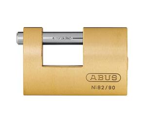 Abus Meccanico 82/90mm Monoblocco Ottone Lucchetto Chiave Uguale 8521 ABUKA1