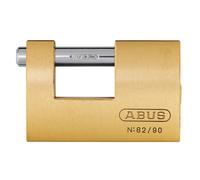 Abus Meccanico 82/90Mm Monoblocco Ottone Serratura A Padlock Abu8290