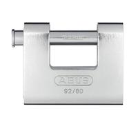 Abus Meccanico 92/80Mm Monoblocco Corpo In Ottone Serratura A Lucchetto Abu9280