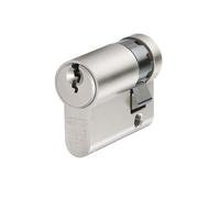Abus Meccanico E60NP Euro Mezza Cilindro Nichel Perla 10Mm / 35Mm Visi ABUE60N1