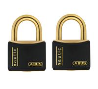 Abus Meccanico T84MB/40Mm Lucchetto Antiruggine Nero Confezione Doppia