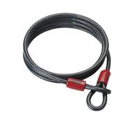 Abus Cobra, cavo d acciaio 8 mm / 200 cm male Nero