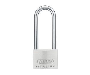 ABUS Mechanical - Lucchetto TITALIUM ™ 64TI / 50mm con moschettone lungo 80mm