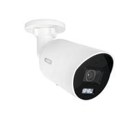ABUS Mini telecamera IP IPCA34512B per esterni/interni | Obiettivo fisso da 4 mm, angolo di visione 89°, IR e LED a luce bianca, IP67, PoE