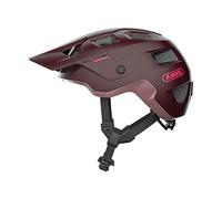 ABUS MoDrop Casco MTB, casco da bicicletta robusto con buona ventilazione per mountain bike, vestibilità personalizzata, per donna e uomo Rosso scuro (wildberry red) L (57-61 cm)