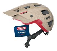 ABUS MoDrop Casco MTB, casco da bicicletta robusto con buona ventilazione per mountain bike, vestibilità personalizzata, per donna e uomo Beige (dusky camel) S (51-55 cm )