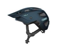 ABUS MoDrop Casco MTB, casco da bicicletta robusto con buona ventilazione per mountain bike, vestibilità personalizzata, per donna e uomo Blu (midnight blue) M (54-58 cm )