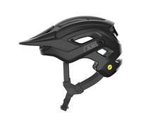 ABUS MTB Cliffhanger MIPS - casco da bici per percorsi impegnativi con protezione dagli impatti e ampie aperture di ventilazione uomo donna nero opaco, taglia M