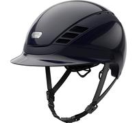 ABUS Pikeur AirLuxe PURE Riding Helmet, Shiny Midnight Black - M