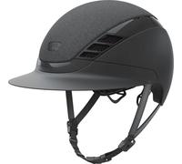 ABUS Pikeur AirLuxe SUPREME GLAM Long Visor Riding Helmet, Black - L