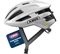 Casco da bicicletta ABUS PowerDome MIPS shine bianco (54-58 cm (M))