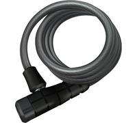 ABUS Primo 5510 Lucchetto A Cavo A Chiave Coiled 180Cm X 10Mm Con Supporto Nero