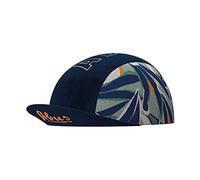 ABUS Race Cap - cappellino da ciclista alla moda con fascia antisudore - protezione sole, insetti e sudore - adatto sotto il casco per bici da corsa - per uomo/donna - blu scuro con motivo, taglia S