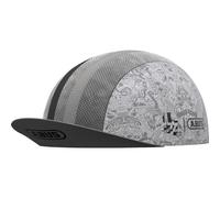 ABUS Race Cap - cappellino da ciclista alla moda con fascia antisudore - protezione sole, insetti e sudore - adatto sotto il casco per bici da corsa - per uomo/donna - bianco, taglia M/L