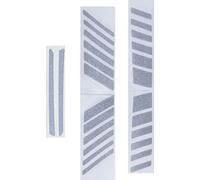 ABUS Reflector Sticker Set HYBAN 2.0 - Set di Riflettori per Caschi | Adesivi autoadesivi per aumentare la sicurezza stradale con migliore visibilità al buio e al crepuscolo