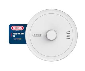 ABUS Rilevatore di Calore Prevaro 10 - Sensore Termico Certificato per Cucina, Bagno, Garage e Cantina - con Batteria da 10 Anni, Autotest Automatico e Grande Pulsante di Prova