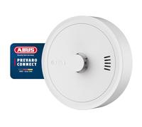 ABUS Prevaro Connect Rilevatore di Calore Wireless - Sensore Termico per Cucina, Bagno, Garage e Cantina - Batteria 10 Anni, Staffa Magnetica e Pad Adesivo