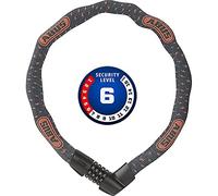 ABUS Serratura a catena Tresor 1385/75 - serratura a combinazione in acciaio temprato - catena quadrata di 6 mm di spessore - livello di sicurezza 6