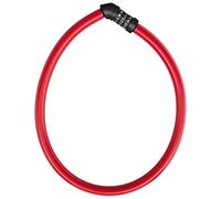 ABUS 4408C Lucchetto a Cavo - Lucchetto a Combinazione - Cavo in Acciaio con Rivestimento in Plastica - Livello di Sicurezza ABUS 2 - Colore Nero