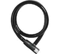 ABUS serratura a cavo corazzato Steel-O-Flex Centuro 860 - in acciaio con armatura manicotti d'acciaio livello di sicurezza 7-110 cm, nero
