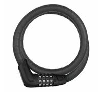 Abus Lucchetto Steel-O-Flex Tresorflex 6615C nero 85cm supporto incluso