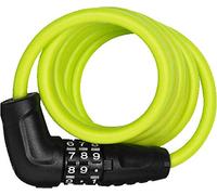 ABUS Serratura a cavo spiralato Star 4508C/150 - Serratura a combinazione in cavo spiralato di 8 mm di spessore - Livello di sicurezza 2