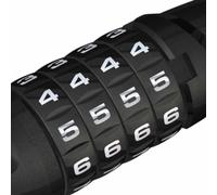 Lucchetto a spirale Abus Tresor 6512C nero 180cm incluso supporto SCMU