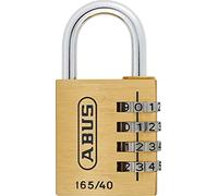 ABUS Serratura a combinazione 165/20 - lucchetto in ottone - con codice numerico regolabile individualmente - serratura valigia - ABUS -Livello di sicurezza 3