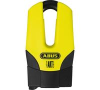 ABUS Serratura a disco freno Granit Quick 37/60 Maxi + Mini - serratura per moto con livello di sicurezza 15 - grillo spesso 13 mm - altezza grillo 50 mm, giallo