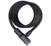 ABUS Serratura a spirale Primo 5510K/180 - con staffa SR - serratura per bicicletta in cavo a spirale di 10 mm di spessore - livello di sicurezza 3 - 180 cm - nero