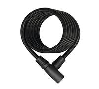 ABUS Serratura a spirale Star 4508K/150 - per bicicletta con cavo di 8 mm spessore Livello sicurezza 2 Nero