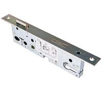 ABUS - Serratura da infilare per porte con telaio tubolare ESR PZ LR Z 40 92 24-61752, argento, 23,5 x 8,4 x 2,4 cm
