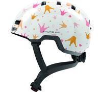 ABUS Skurb kid, casco da bici, junior, bianco 50-55cm White