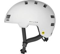 Abus Skurb MIPS, casco da bici, bianco opaco 55-59cm Polar White