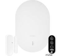 ABUS Smartvest Pro Starter Set - Sistema di Allarme Radio per Casa | Include centrale, sensore apertura, sirena e telecomando - controllo via App, compatibile con assistente vocale, senza
