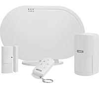 ABUS Smartvest Sistema di Allarme per la casa senza fili FUAA35001A - Set di Base - Centrale, App, Rilevatore di Apertura e di Movimento, Telecomando e Accessori - 77442