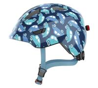 ABUS casco per bambini Smiley 3.0 LED - casco da bici con luce - vestibilità profonda e spazio per il codino - per bambine e bambini