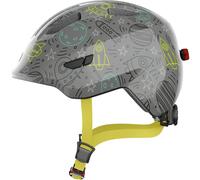 Casco bici bambino Abus Smiley 3.0 LED ( Grey Space / S )